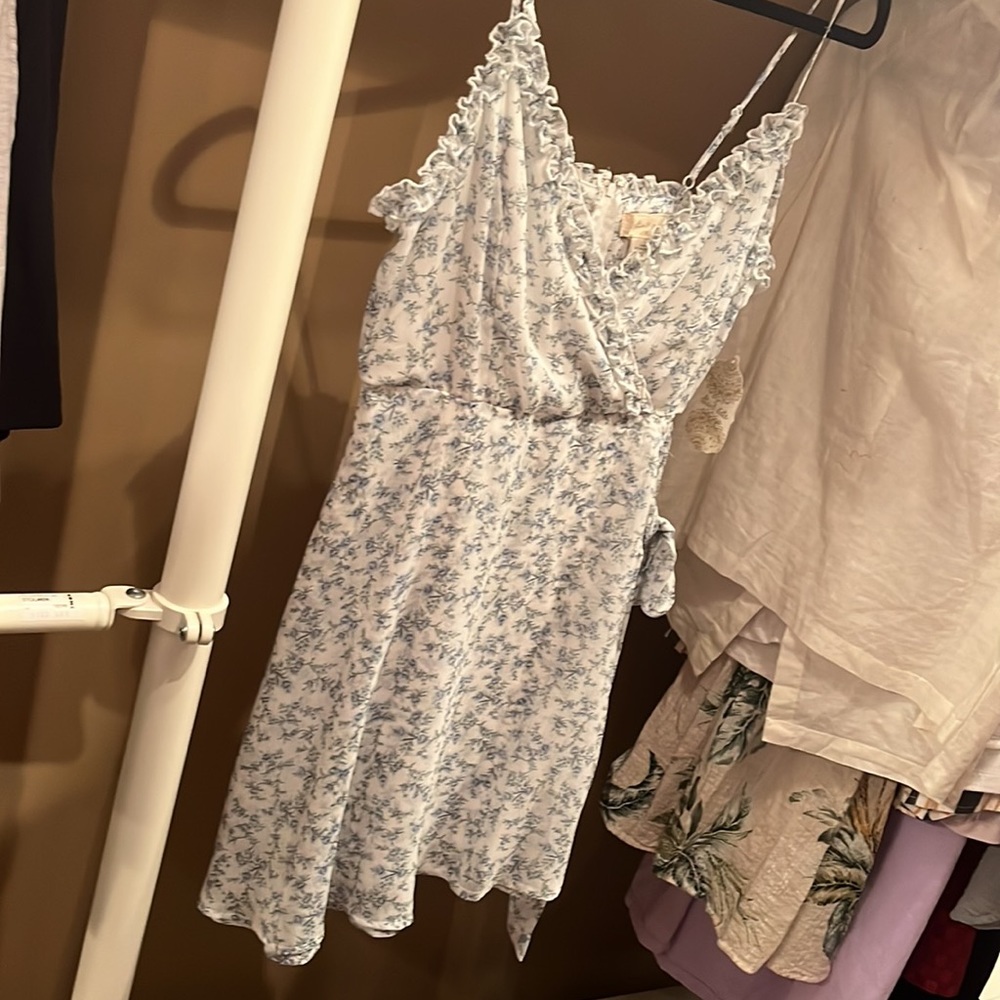 Altar’d State white blue sun dress - nwt!